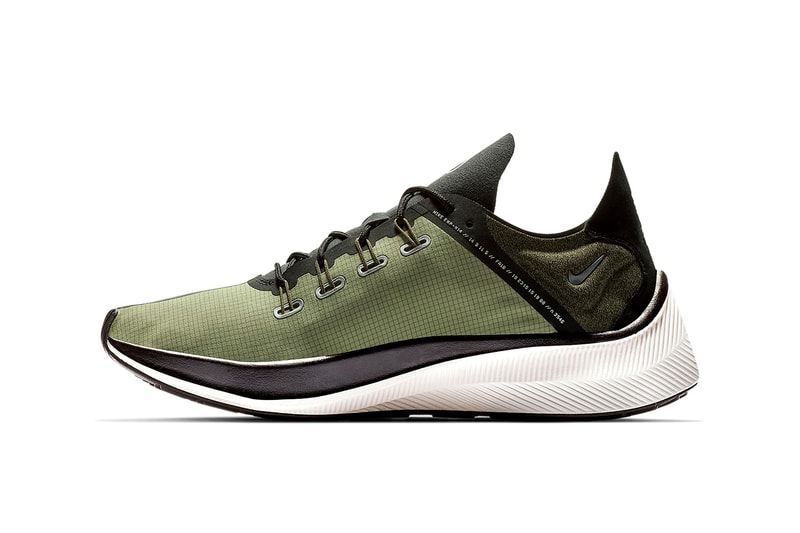 Nike EXP-X14 Olive release date details information closer look military inspired influenced aesthetic
