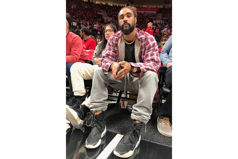 Nike Fear of God Collab Black Shoes Confirmed Shoes Kicks Trainers Sneakers Cop Purchase Buy Available Soon Jerry Lorenzo Teaser Lakers Portland Basketball