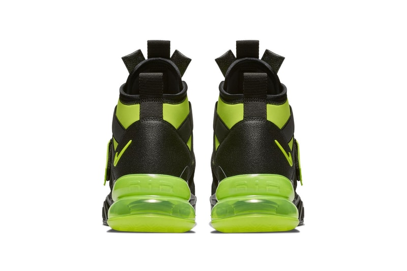  Nike Air Force 270 Utility "Volt" Release Date  leather neoprene neon green