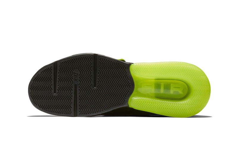  Nike Air Force 270 Utility "Volt" Release Date  leather neoprene neon green