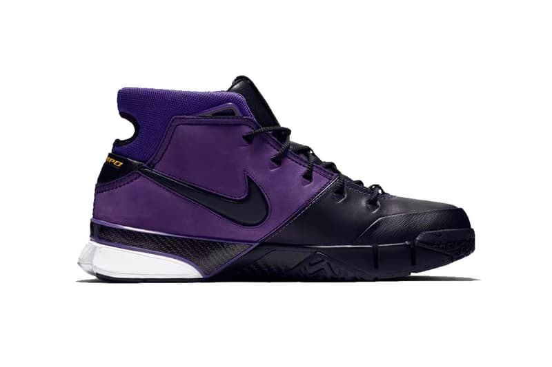 nike kobe 1 protro black white varsity purple release date 2018 october footwear nike basketball kobe bryant