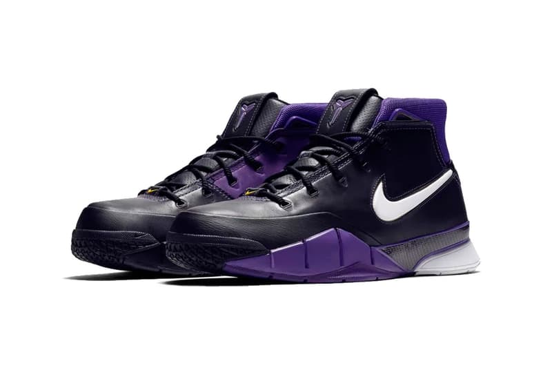 nike kobe 1 protro black white varsity purple release date 2018 october footwear nike basketball kobe bryant