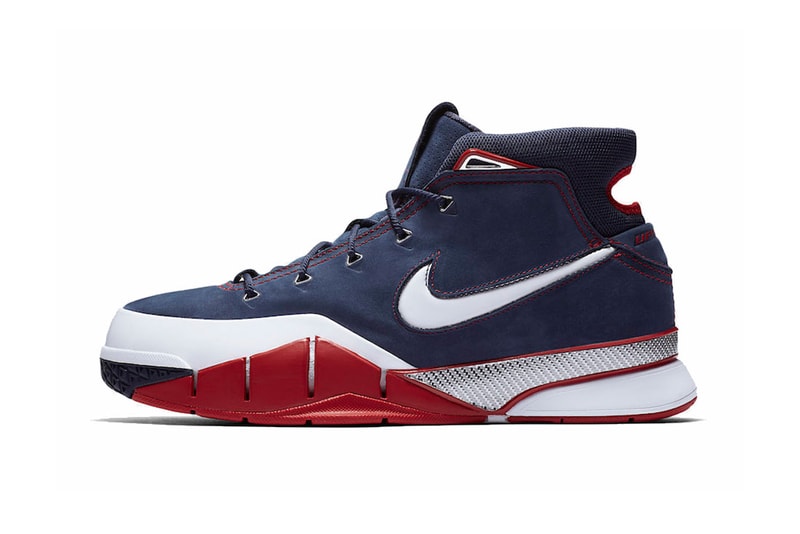 nike kobe 1 protro 2018 nike basketball footwear kobe bryant red white navy blue