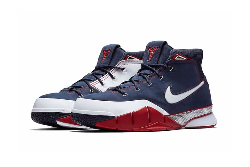 nike kobe 1 protro 2018 nike basketball footwear kobe bryant red white navy blue