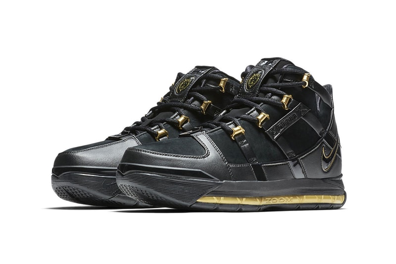 Nike Zoom LeBron 3 Retro "Black/metallic Gold" Rerelease 2018 return sneaker colorway og lebron james price info date