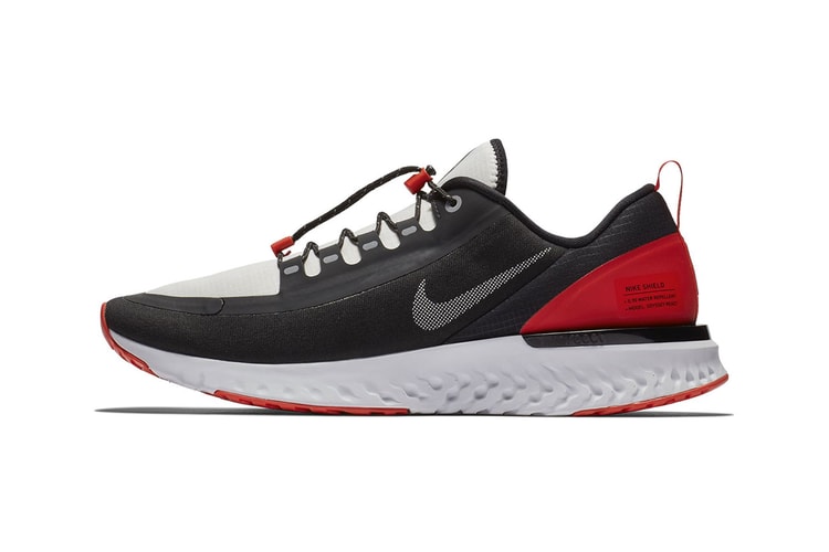 Nike Debuts the Odyssey React Shield NRG in "Black/Habanero Red"
