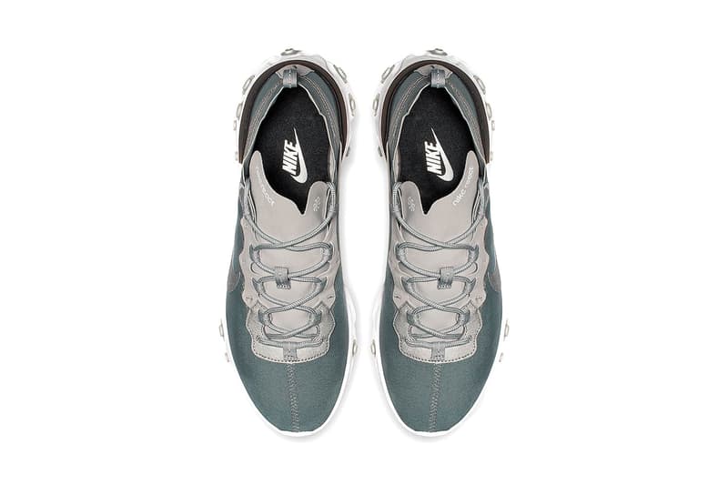 nike react element 55 silver white 2018 footwear nike sportswear