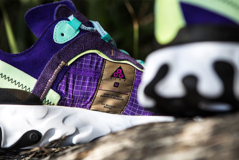Nike React Element 87 "ACG18 Ripsttop" BespokeIND custom sneaker release date limited edition Nike ACG price