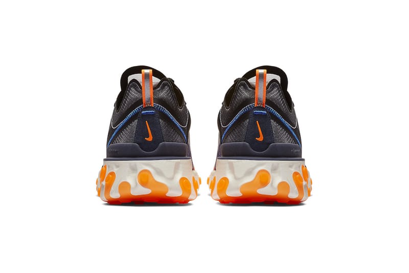 nike react element 87 thunder blue orange