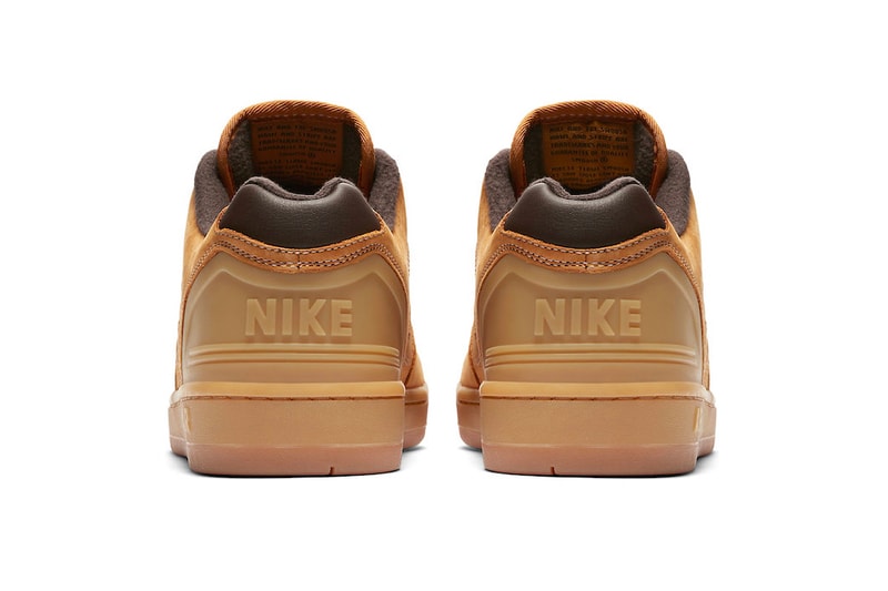 Nike SB Air Force 2 Low Premium Wheat sneakers fall winter 2018 release
