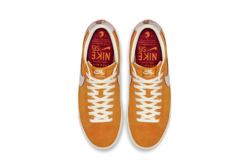 nike sb zoom blazer low bruised peach grant taylor 2018 october footwear atlanta