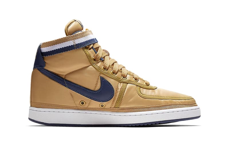 Nike Vandal High Supreme "Gold/Navy" swoosh