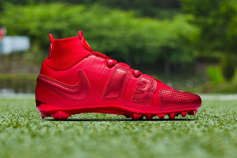 Nike Vapor Untouchable Pro 3 OBJ Uptempo Cleat Odell Beckham Jr. football grid iron sports Nike Air More Uptempo Philadelphia Eagles New York Giants footwear performance NFL