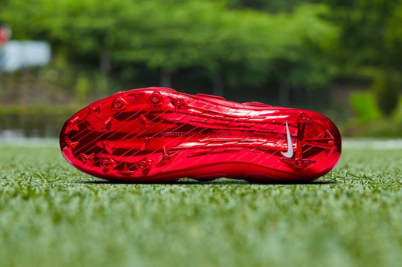 Nike Vapor Untouchable Pro 3 OBJ Uptempo Cleat Odell Beckham Jr. football grid iron sports Nike Air More Uptempo Philadelphia Eagles New York Giants footwear performance NFL