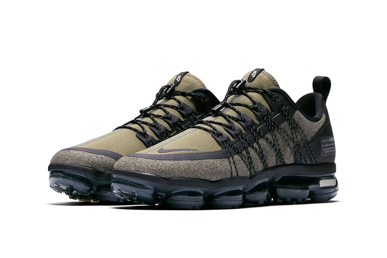 Nike Vapormax Run Utility Olive Green Sneaker Details First Look Shoes Trainers Kicks Sneakers Footwear Cop Purchase Buy Release Date Military Utilitarian