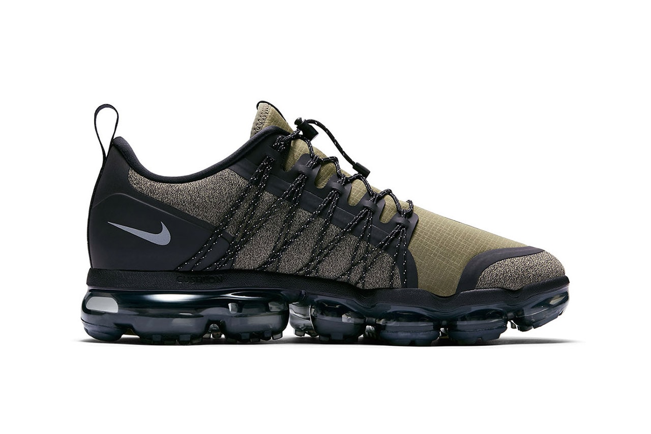 Nike Vapormax Run Utility Olive Green Sneaker Details First Look Shoes Trainers Kicks Sneakers Footwear Cop Purchase Buy Release Date Military Utilitarian