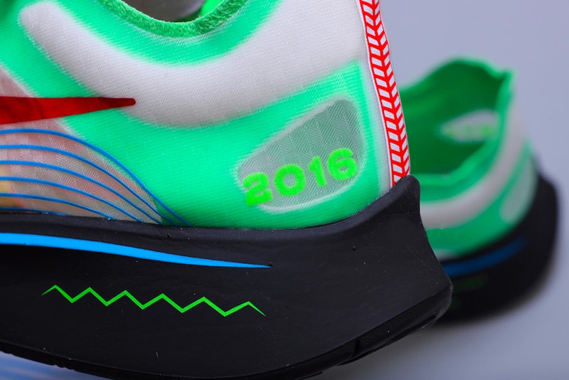 Nike Zoom Fly SP Doernbecher Closer Look Release Date Info White Green Shock Blue Hero Habanero Red Freestyle