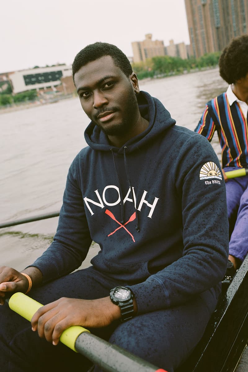 NOAH rowing blazers capsule collaboration collection rugby polo shirt blazer bronx brooklyn manhattan staten island burough new york charity jack carlson brendon babenzian