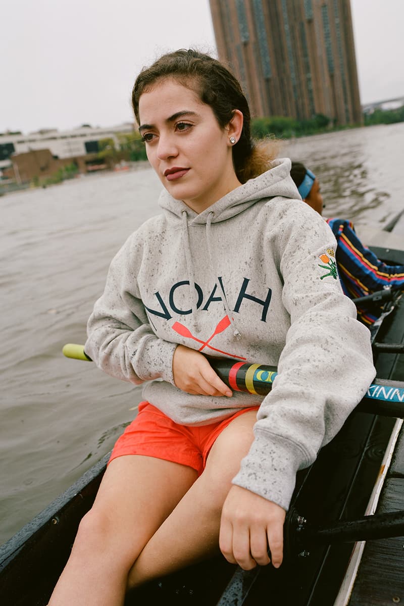 NOAH rowing blazers capsule collaboration collection rugby polo shirt blazer bronx brooklyn manhattan staten island burough new york charity jack carlson brendon babenzian