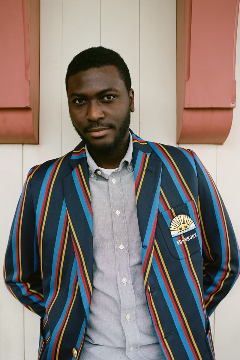 NOAH rowing blazers capsule collaboration collection rugby polo shirt blazer bronx brooklyn manhattan staten island burough new york charity jack carlson brendon babenzian