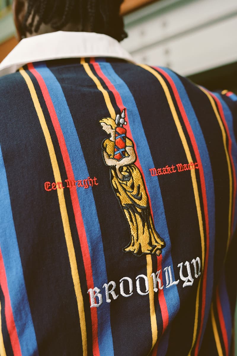 NOAH rowing blazers capsule collaboration collection rugby polo shirt blazer bronx brooklyn manhattan staten island burough new york charity jack carlson brendon babenzian