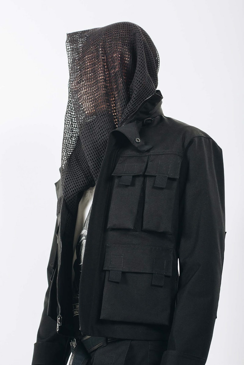 NOMENKLATURA STUDIO alexandre pokhov collection lookbook fall winter 2018 menswer leather pants vest bag hoodie jacket tee shirt nubain japan buy sell release info design