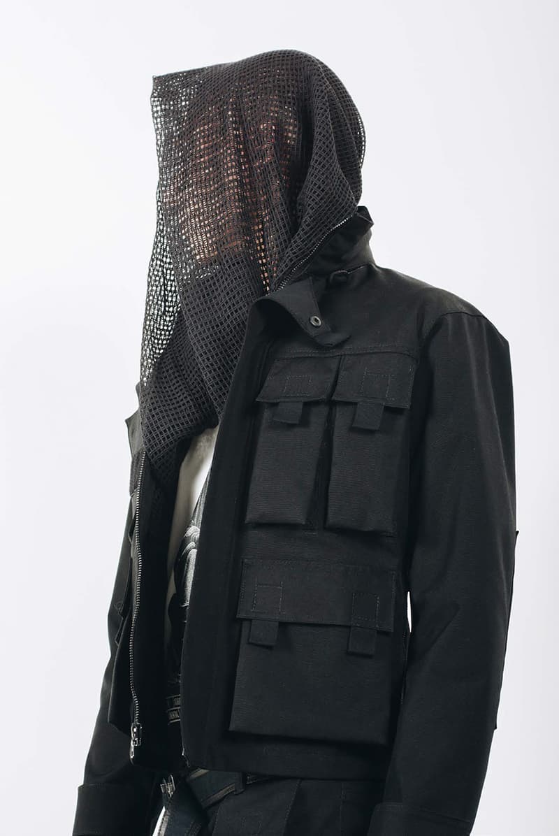 NOMENKLATURA STUDIO alexandre pokhov collection lookbook fall winter 2018 menswer leather pants vest bag hoodie jacket tee shirt nubain japan buy sell release info design