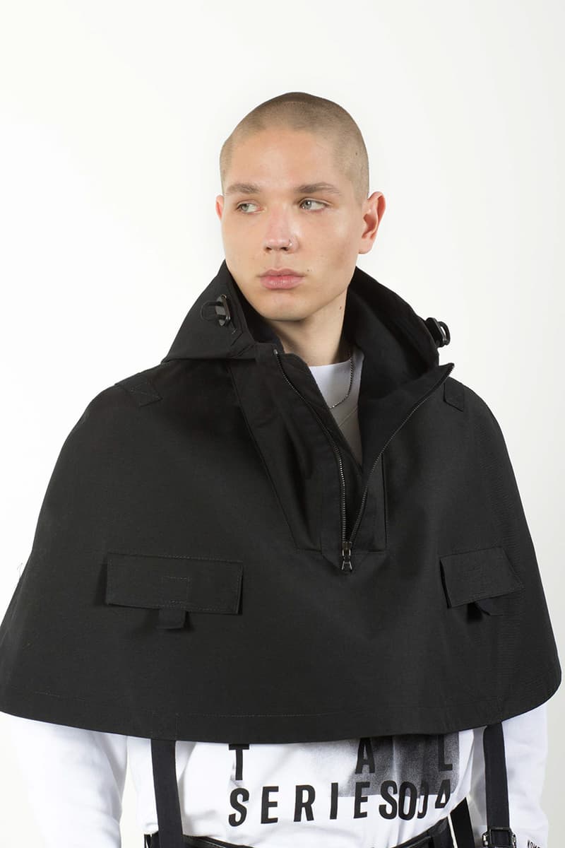 NOMENKLATURA STUDIO alexandre pokhov collection lookbook fall winter 2018 menswer leather pants vest bag hoodie jacket tee shirt nubain japan buy sell release info design