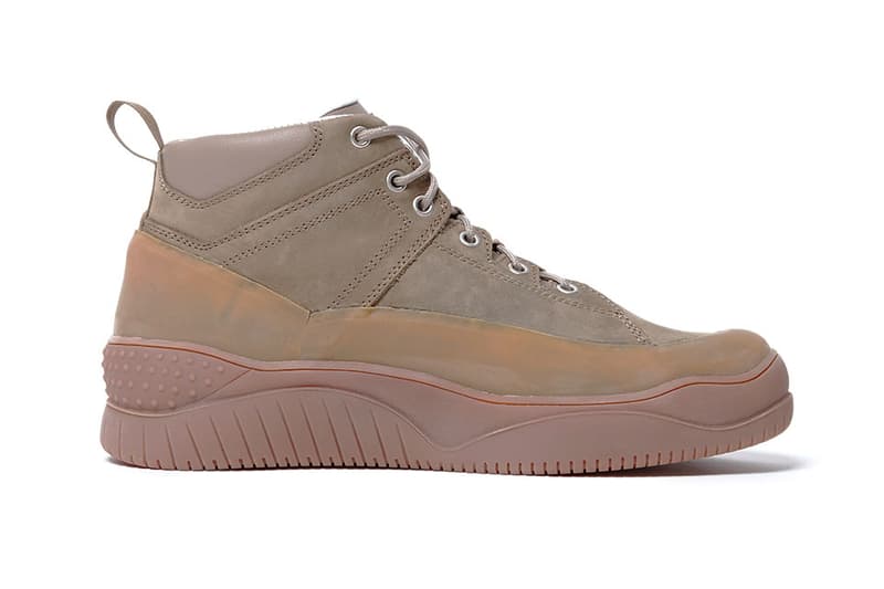 nonnative HIKER CLERK Trainer Mid Cow Nubuck Black Beige Fall Winter 2018