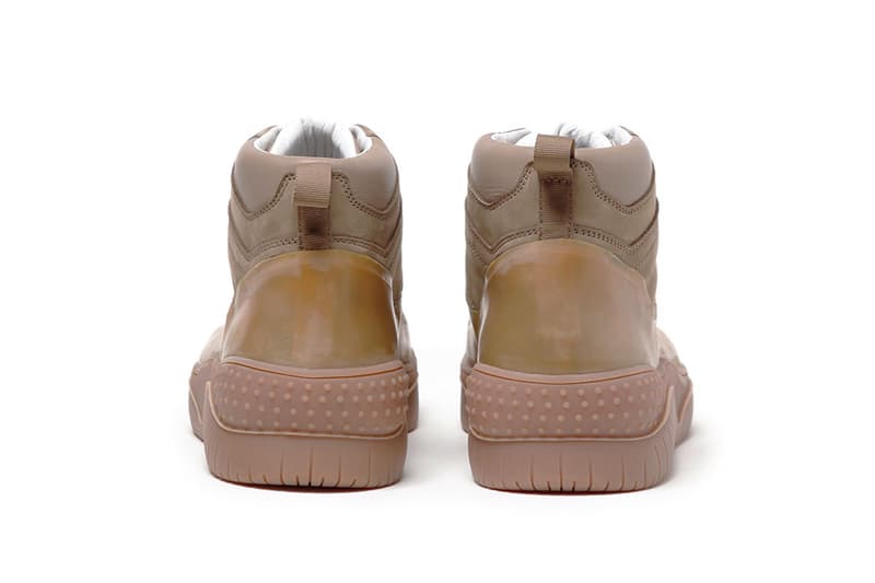 nonnative HIKER CLERK Trainer Mid Cow Nubuck Black Beige Fall Winter 2018