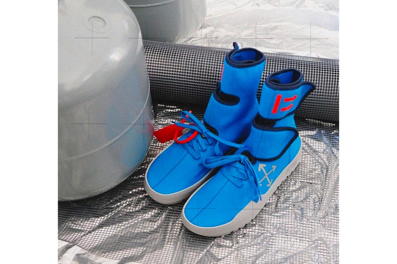 Off-White CST 100 moto wrap Blue Colorway Upcoming Virgil Abloh Info Release 