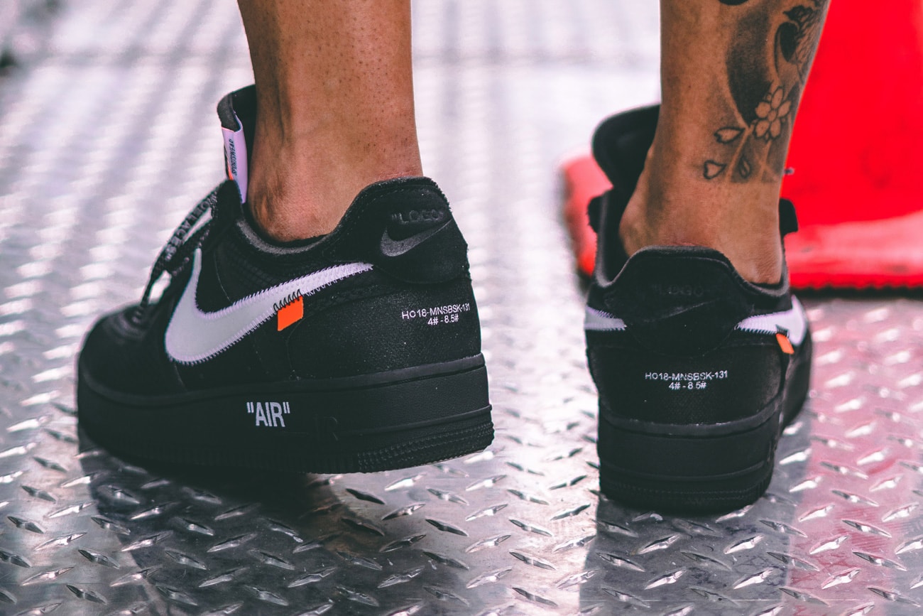 Off White x Nike Air Force 1 Low Black REAL VS FAKE Detailed Look