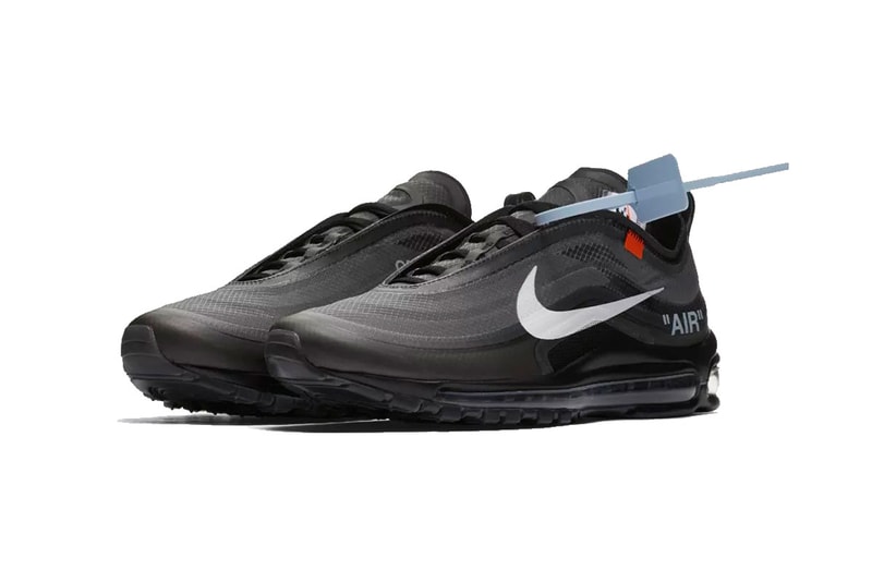 off white nike air max 97 virgil abloh 2018 nike sportswear footwear black white cone black