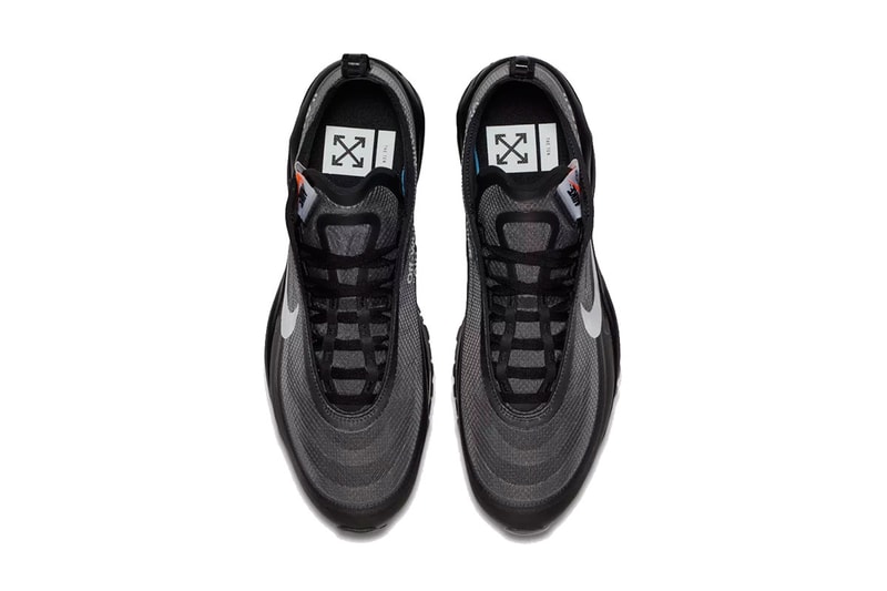 off white nike air max 97 virgil abloh 2018 nike sportswear footwear black white cone black