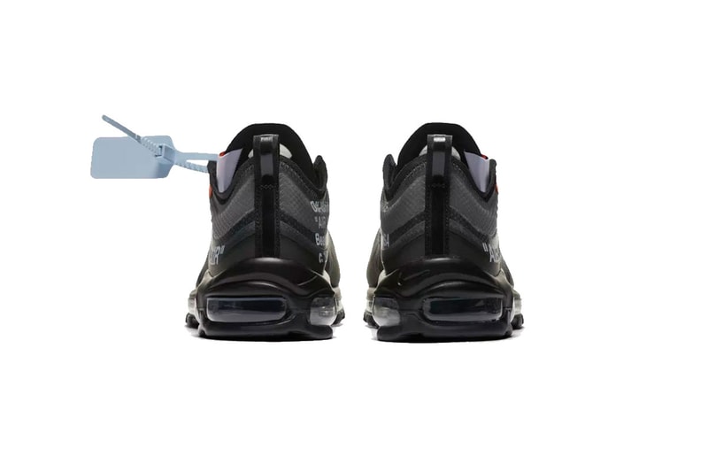 off white nike air max 97 virgil abloh 2018 nike sportswear footwear black white cone black