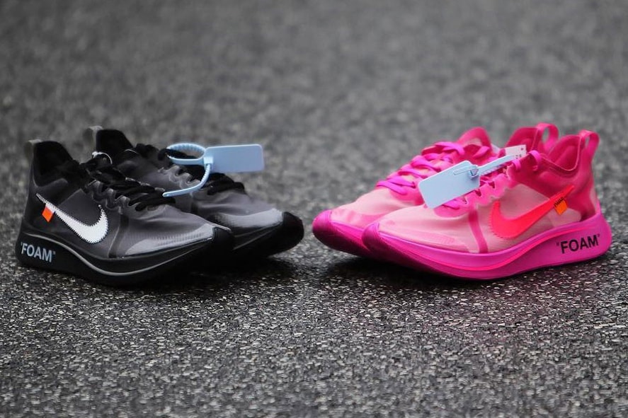Geneigd zijn Pellen een kopje Off-White™ x Nike Zoom Fly SP Pink & Black Date | Hypebeast