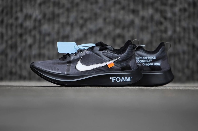 Off-White Nike Zoom Fly SP Closer Look Pink Black Virgil Abloh New Releasing Info Date