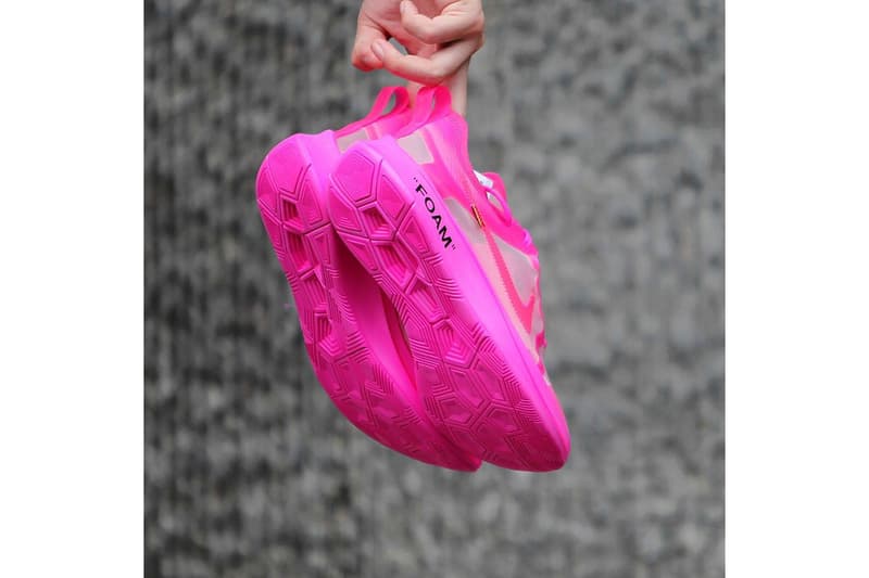 Off-White Nike Zoom Fly SP Closer Look Pink Black Virgil Abloh New Releasing Info Date