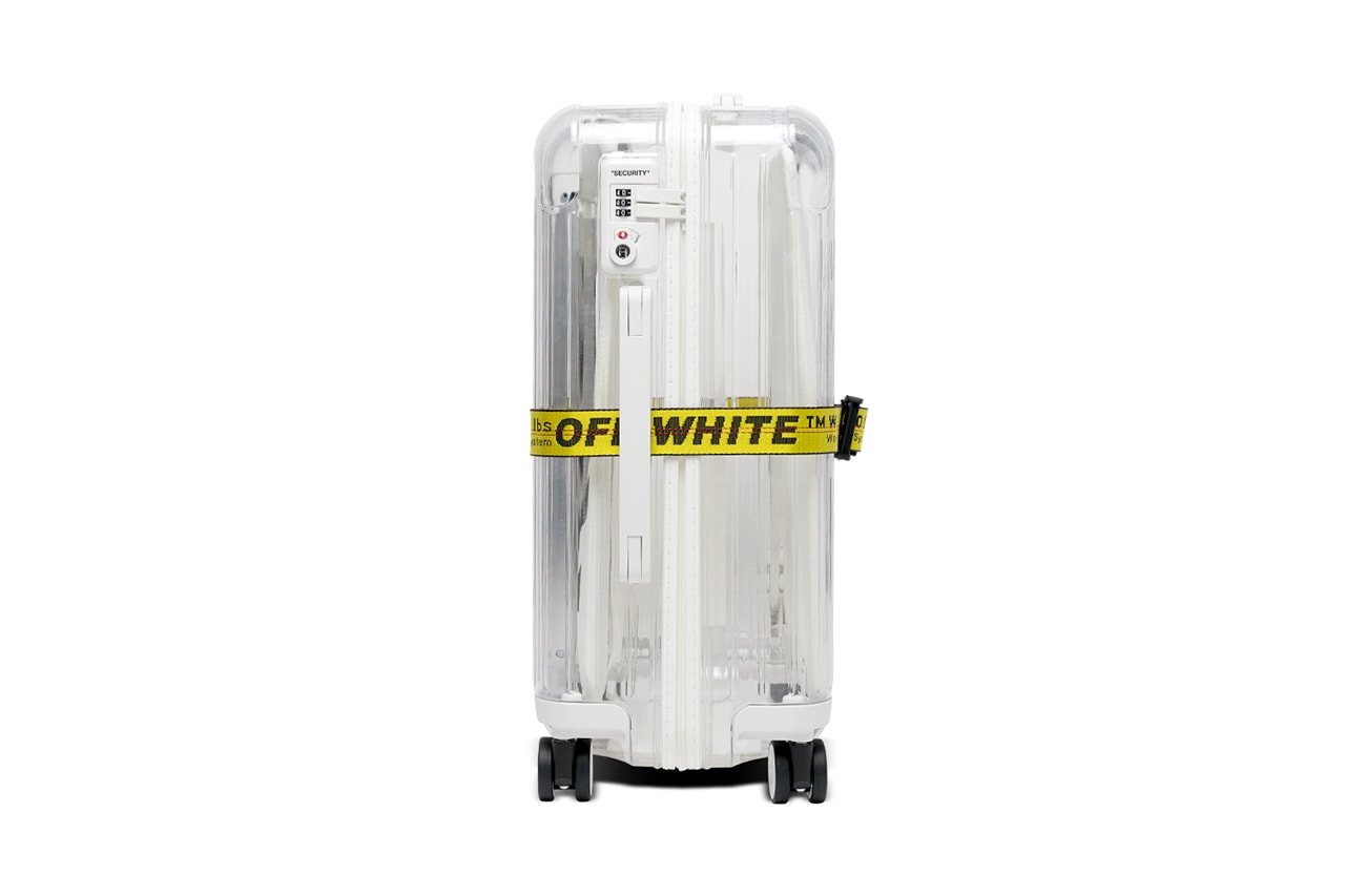 Off-White Rimowa Virgil Abloh Transparent Suitcase Black – Mightychic