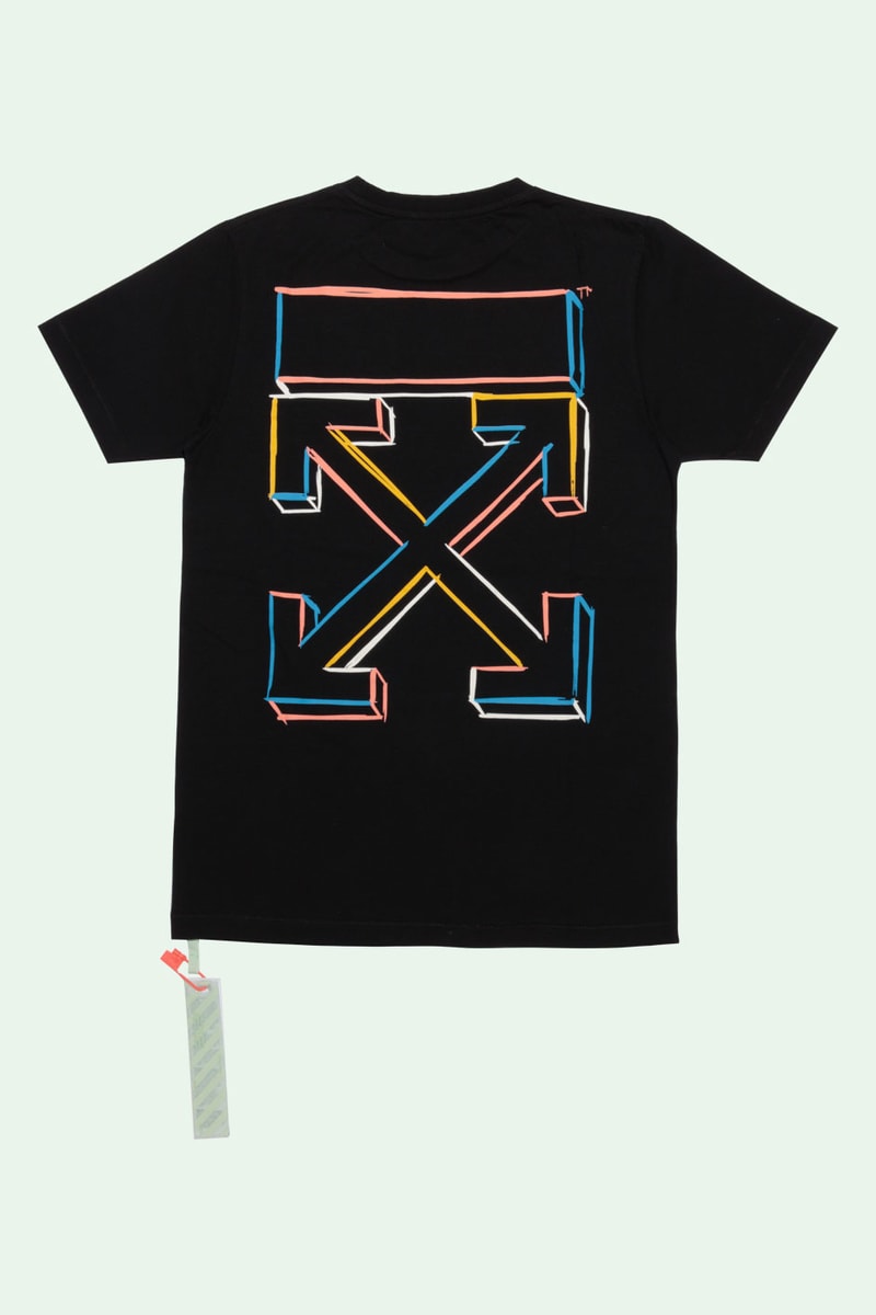 Off-White ™ x Vitkac Collection Full Look Available Now t shirts tees black white sneakers shoes hoodies sweatshirts sweatpants pants info buy