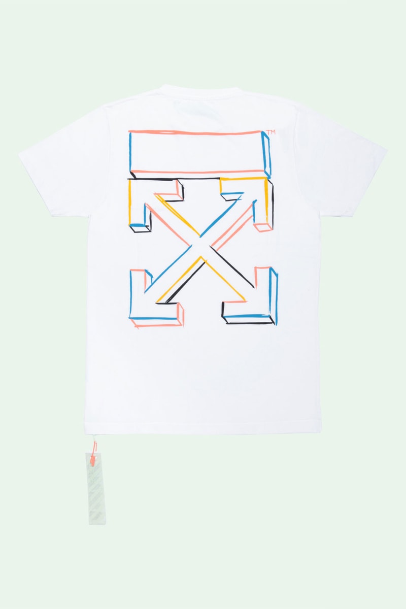 Off-White ™ x Vitkac Collection Full Look Available Now t shirts tees black white sneakers shoes hoodies sweatshirts sweatpants pants info buy