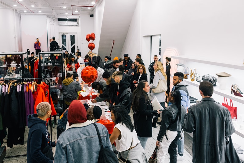 Opening Ceremony x Cotton Pop-Up Recap nyc new york city white t-shirt box logo art Gianni Lee black marker tees 