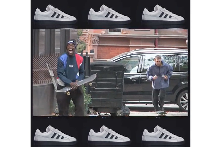 Palace adidas originals skateboarding collaboration first look announce teaser video drop release date black white colorway october 26 2018