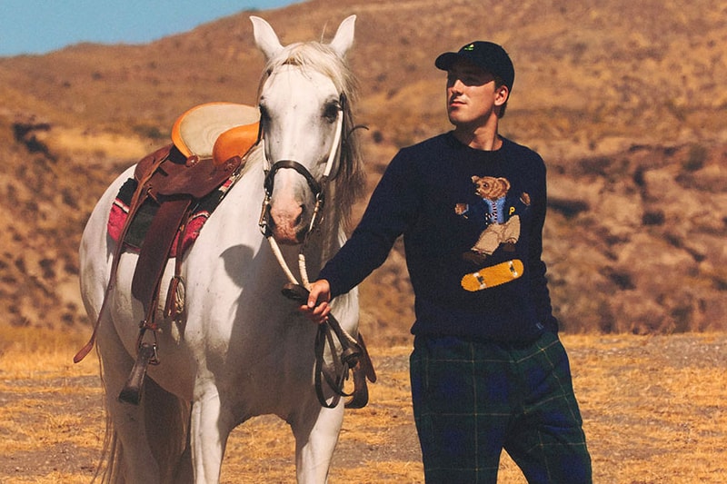 Palace Ralph Lauren Kickflip Polo Bear Reaction polo skateboards 