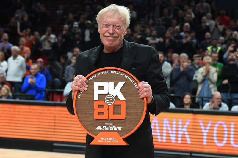 Phil Knight Charity 1 billion dollars Nike shares stock