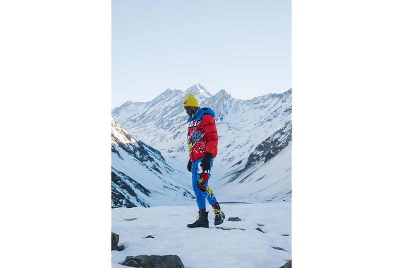 Polo Ralph Lauren Downhill Skier Lookbook collection outerwear jackets knit sweaters pants beanies bags 