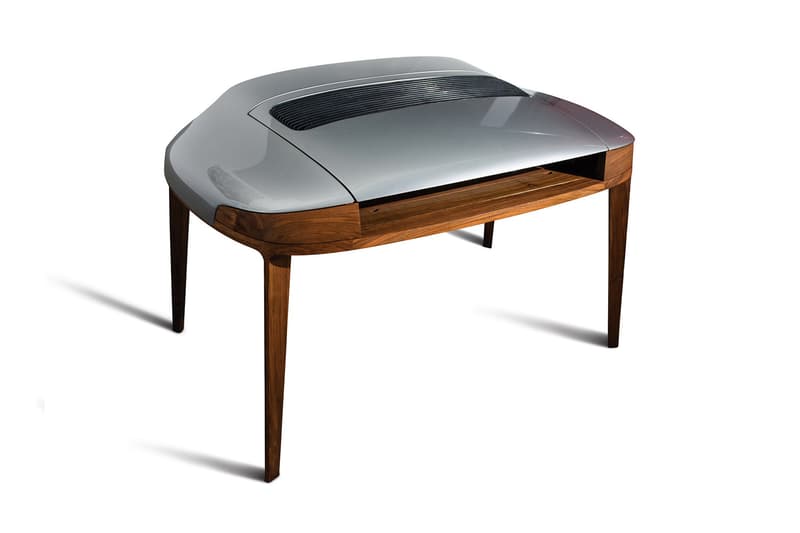 Porsche 911 Writing Desk 3 GJB 17 design firm car panel furniture design price rm sothebys home decor automotive