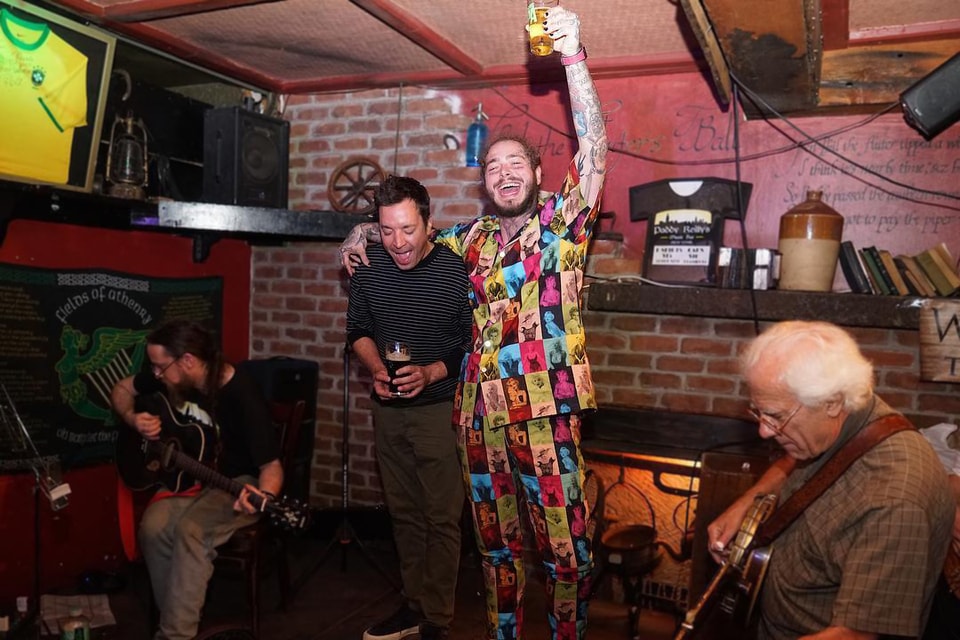 Post Malone Takes Jimmy Fallon To Olive Garden Hypebeast