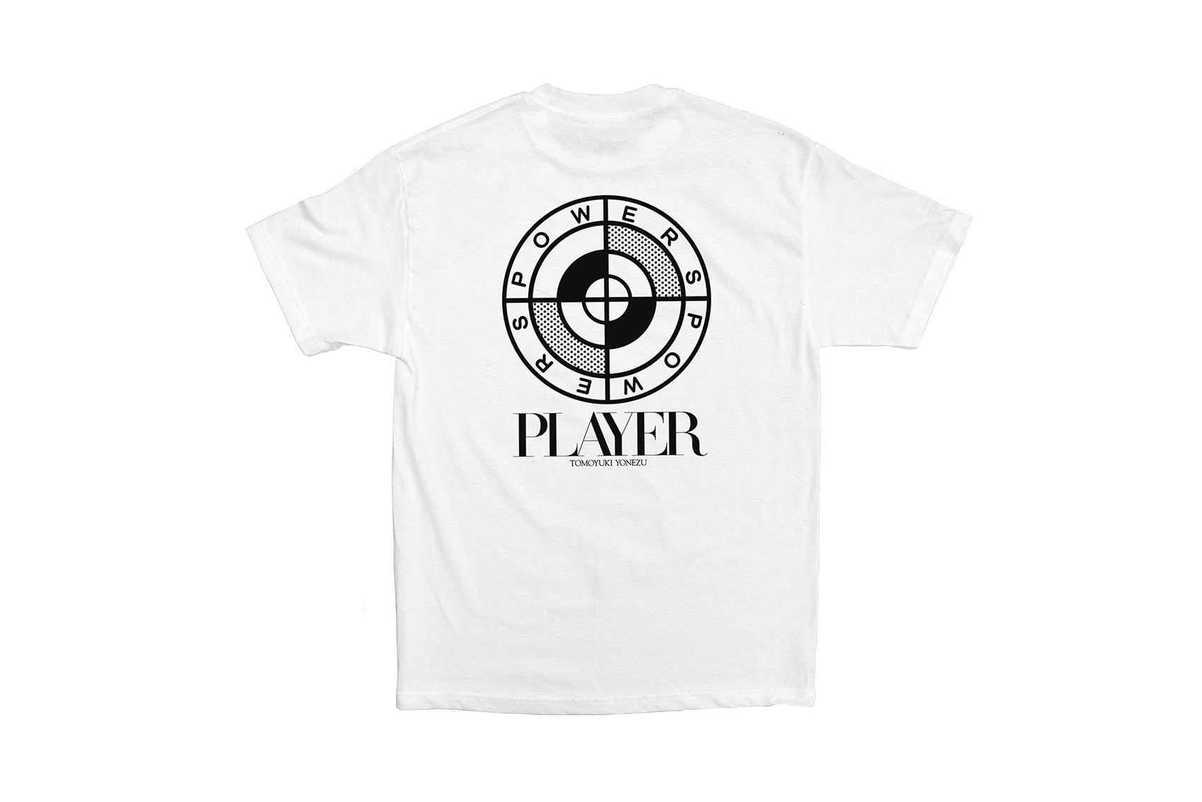 Tomoyuki Yonezu x Powers Supply "PLAYER" T-Shirt capsule collection domicile tokyo japan release date graphics price
