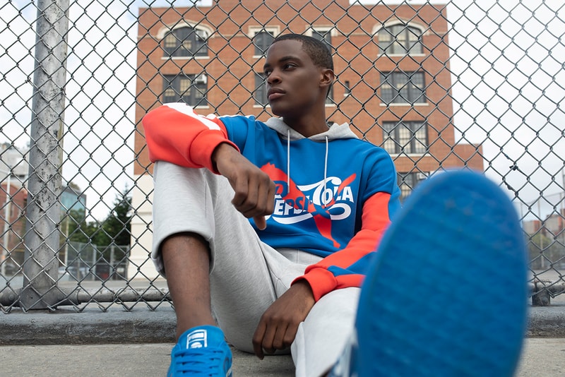 PUMA Suede 50th Anniversary Collaboration Pepsi Cola Blue Black Vintage Inspired Sneaker footwear trainers